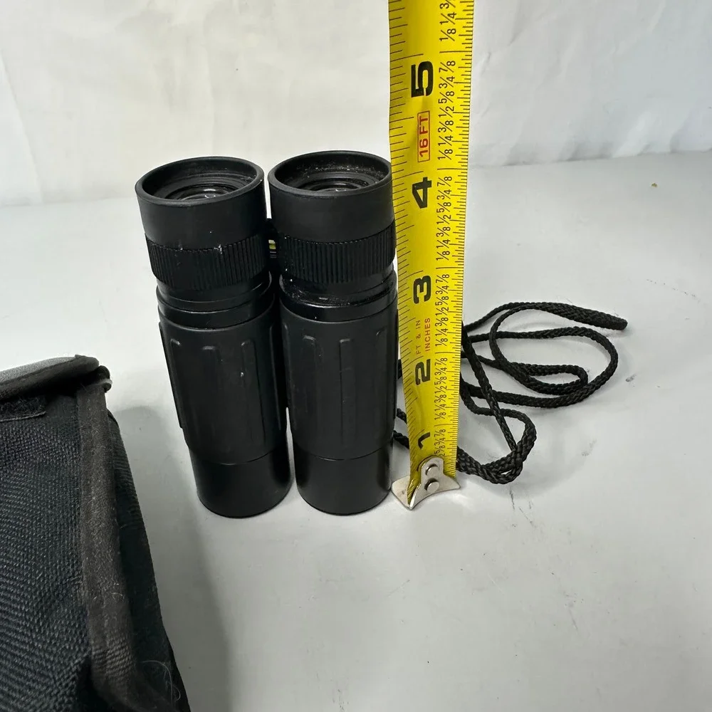 Bushnell 10x25 Compact Binoculars Black 305ft at 1000yds with Case and Strap